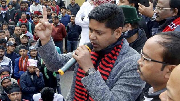 AASU general secretary Lurinjyoti Gogoi(ANI file photo)