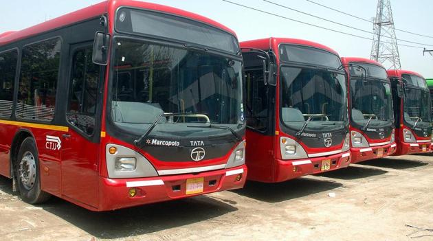 The fares of CTU non-AC local buses are divided into three slabs on kilometre basis. (HT FILE PHOTO) The fares of CTU non-AC local buses are divided into three slabs on kilometre basis. (HT FILE PHOTO)
