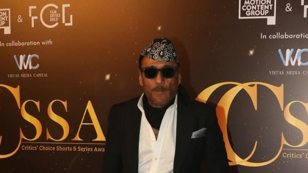 Jackie Shroff at the red carpet of Critics' Choice Awards in Mumbai on December 11.(IANS)