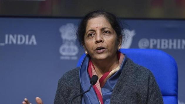 The Congress tagged a tweet of the BJP that said the finance ministry has invited suggestions for the Union Budget 2020-21.(Sanjeev Verma/HT PHOTO)