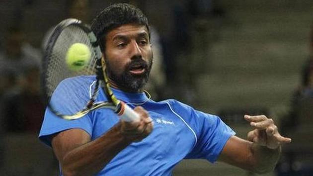 A file photo of Rohan Bopanna.(Twitter)