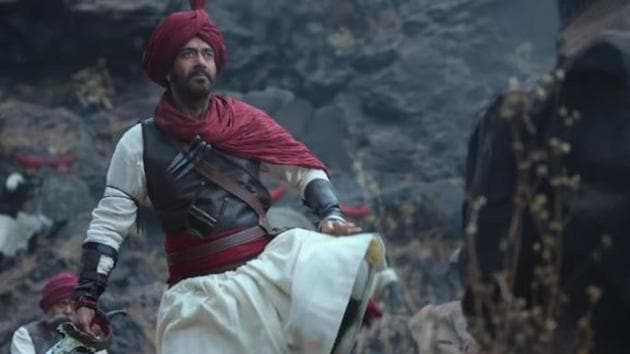 Tanhaji The Unsung Warrior movie review: Ajay Devgn hits a century in style.