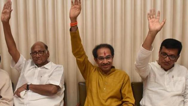 The Maha Vikas Aghadi (MVA) alliance comprises Shiv Sena, NCP, Congress and other smaller parties. (HT FILE PHOTO) The Maha Vikas Aghadi (MVA) alliance comprises Shiv Sena, NCP, Congress and other smaller parties. (HT FILE PHOTO)