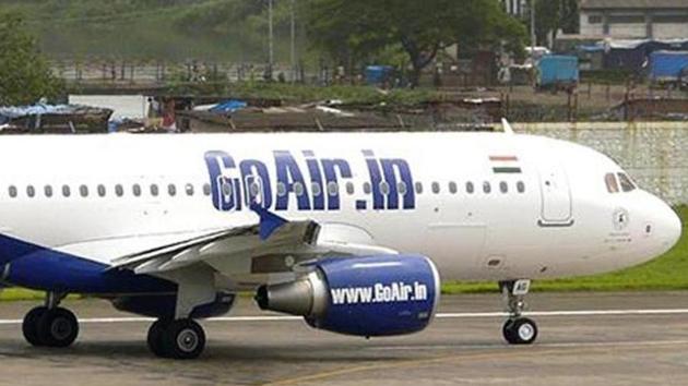 GoaAir’s Airbus A320neo aircraft, operating as G8 811 (Nagpur to Bengaluru), had overshot the runway during landing on November 11.(Photo: GoAir)