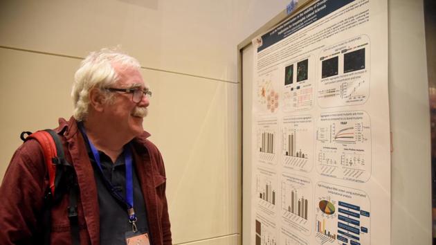 Nobel laureate Eric Wieschaus at the ongoing 5th Asia Pacific Drosophila Research Conference on Thursday. (Sanket Wankhade/HT PHOTO) Nobel laureate Eric Wieschaus at the ongoing 5th Asia Pacific Drosophila Research Conference on Thursday. (Sanket Wankhade/HT PHOTO)
