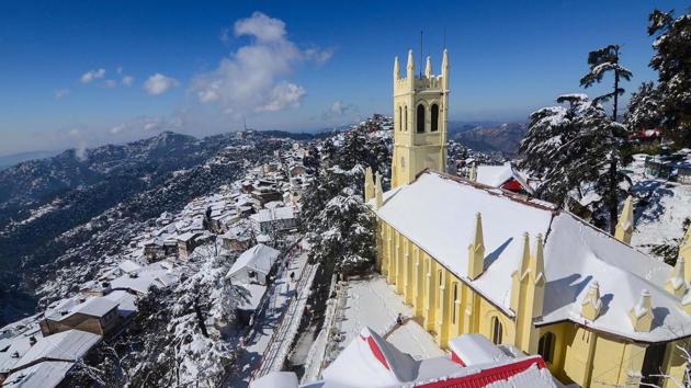Latest Views Of Snowfall In Shimla Stock Photo - Download Image Now - Shimla,  Himachal Pradesh, Winter - iStock