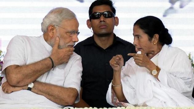 Bengal Chief Minister Mamata Banerjee may have a private meeting with Prime Minister Narendra Modi on Saturday. (Subhendu Ghosh/HT File Photo) Bengal Chief Minister Mamata Banerjee may have a private meeting with Prime Minister Narendra Modi on Saturday. (Subhendu Ghosh/HT File Photo)
