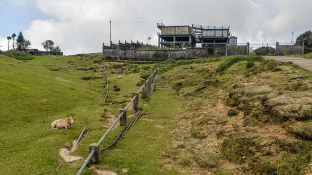 A water treatment plant at Mawsynram. Some 163 million people in India, which is set to become the world’s most populous nation in the next eight years, live without access to clean water according to WaterAid, and the situation is set to deteriorate. (Diptendu Dutta / AFP)