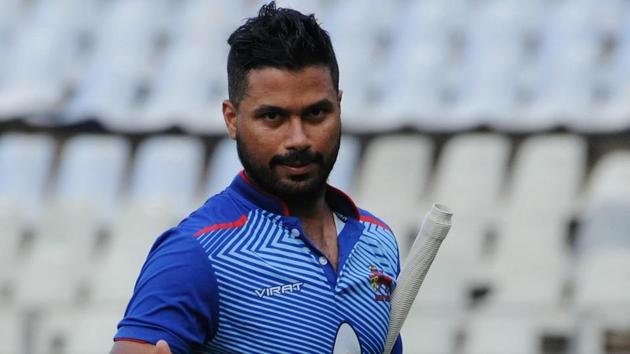 File image of Mumbai crickecter Aditya Tare. (Hindustan Times) File image of Mumbai crickecter Aditya Tare. (Hindustan Times)