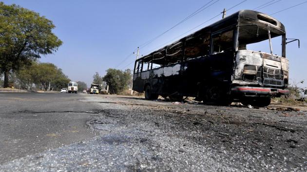 Jat quota violence left 30 people dead (Ravi Kumar/HT (Representative image)) Jat quota violence left 30 people dead (Ravi Kumar/HT (Representative image))