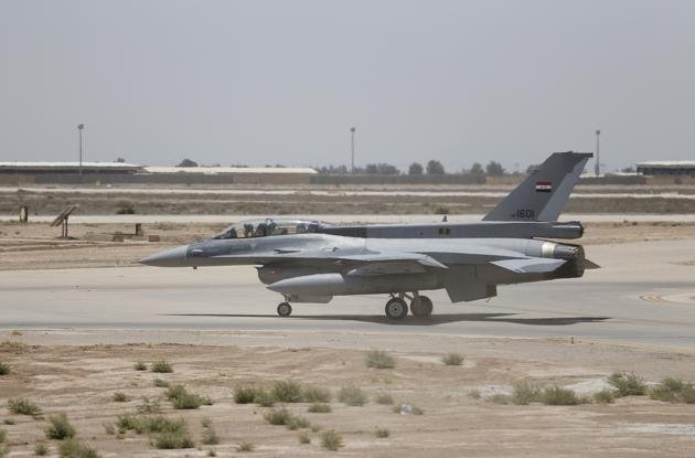 A US F-16 fighter jet is seen on the tarmac if a military base in Balad, Iraq(REUTERS FILE Photo)