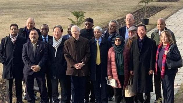 US has termed the recent visit to Jammu and Kashmir by a group of foreign envoys an important step.(ANI Photo) US has termed the recent visit to Jammu and Kashmir by a group of foreign envoys an important step.(ANI Photo)