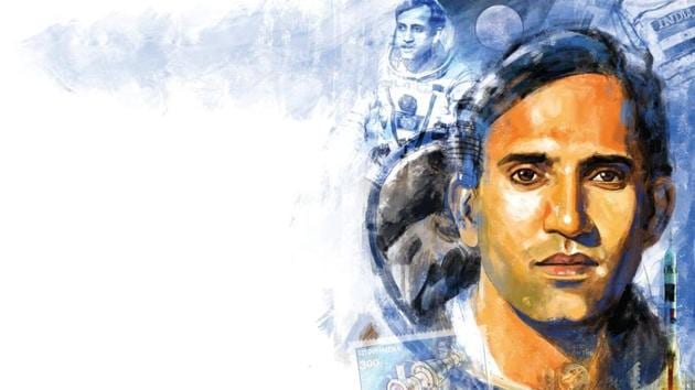Rakesh Sharma in 1984, was appointed squadron leader in the IAF.(Illustration: Mohit Suneja)