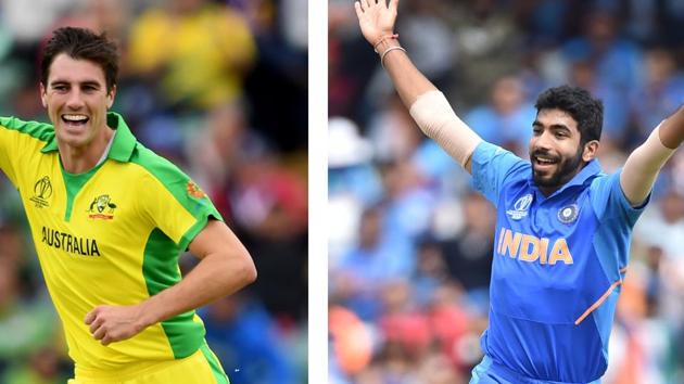 Pat Cummins and Jasprit Bumrah.(Getty Images)