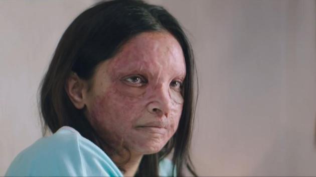 Deepika Padukone plays an acid attack victim in Chhapaak.