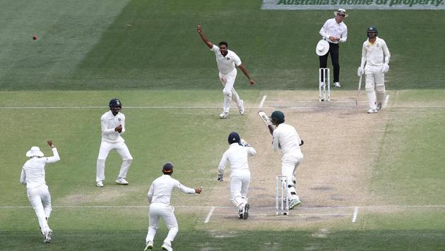 Ravi Ashwin of India celebrates after taking the wicket of Josh Hazlewood of Australia to claim victory during day five of the First Test match in the series between Australia and India at Adelaide Oval on December 10, 2018 in Adelaide, Australia (Getty Images) Ravi Ashwin of India celebrates after taking the wicket of Josh Hazlewood of Australia to claim victory during day five of the First Test match in the series between Australia and India at Adelaide Oval on December 10, 2018 in Adelaide, Australia (Getty Images)