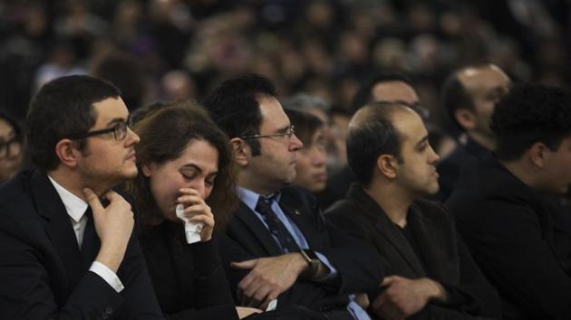 Members of the Iranian community take part in a memorial for the victims of the Ukrainian plane crash in Iran. (AP Photo) Members of the Iranian community take part in a memorial for the victims of the Ukrainian plane crash in Iran. (AP Photo)