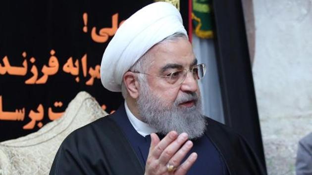 In a meeting between Iran’s President Hassan Rouhani and the visiting emir of Qatar, both sides agreed de-escalation is the “only solution” to the regional crisis, the emirate’s ruler said. (Official President Website/Handout via Reuters) In a meeting between Iran’s President Hassan Rouhani and the visiting emir of Qatar, both sides agreed de-escalation is the “only solution” to the regional crisis, the emirate’s ruler said. (Official President Website/Handout via Reuters)