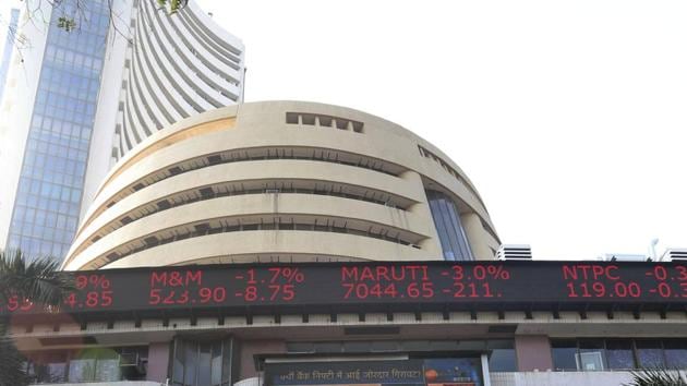Sensex rallies 293.69 points to hit record high of 41,893.41 in opening session; Nifty surges 80.95 points to a peak of 12,337.75. (AP Photo) Sensex rallies 293.69 points to hit record high of 41,893.41 in opening session; Nifty surges 80.95 points to a peak of 12,337.75. (AP Photo)