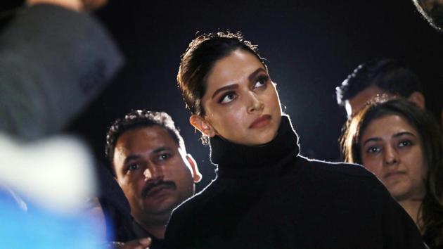 Deepika Padukone stands in solidarity with protesting students.