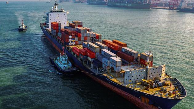 A cargo ship loaded with containers makes its way at a port in Qingdao. China’s surplus came in at around $295.8 billion in 2019, down 8.5% from the previous year’s record $323.3 billion, according to customs data. (AFP) A cargo ship loaded with containers makes its way at a port in Qingdao. China’s surplus came in at around $295.8 billion in 2019, down 8.5% from the previous year’s record $323.3 billion, according to customs data. (AFP)