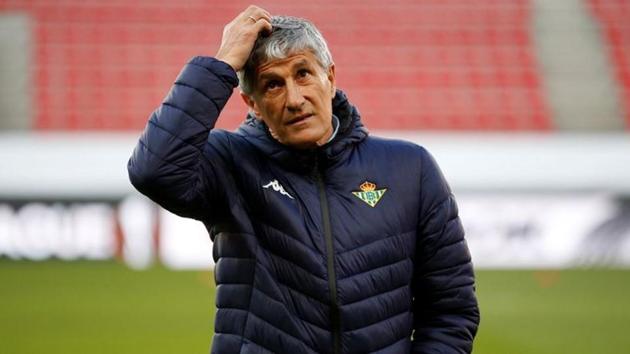 Quique Setien has been named as Barcelona’s new manager.(REUTERS)