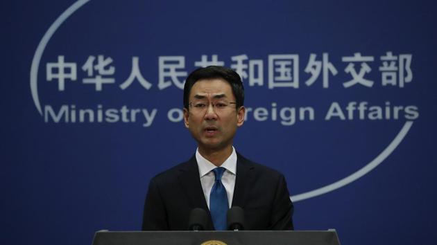 Chinese Foreign Ministry spokesman Geng Shuang. (AP Photo) Chinese Foreign Ministry spokesman Geng Shuang. (AP Photo)