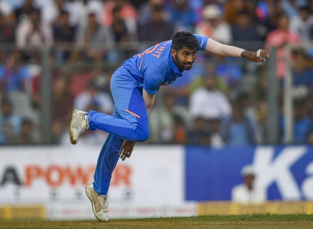 India's Jasprit Bumrah bowls a delivery. (PTI) India's Jasprit Bumrah bowls a delivery. (PTI)