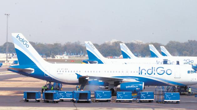 IndiGo will have to procure 135 engines, according to plans submitted to the DGCA, Airbus, and P&W, said an official. (Ramesh Pathania/Mint File Photo) IndiGo will have to procure 135 engines, according to plans submitted to the DGCA, Airbus, and P&W, said an official. (Ramesh Pathania/Mint File Photo)