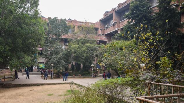 Later, on Monday evening, the administration issued another statement stating that more than 5000 students had already registered for the semester and the Deans of all the schools and chairpersons of the special centres, appealed to all the students and teachers to refrain from any activity that would hinder the conductive atmosphere in the functioning of the university. (Amal KS / HT Photo) Later, on Monday evening, the administration issued another statement stating that more than 5000 students had already registered for the semester and the Deans of all the schools and chairpersons of the special centres, appealed to all the students and teachers to refrain from any activity that would hinder the conductive atmosphere in the functioning of the university. (Amal KS / HT Photo)