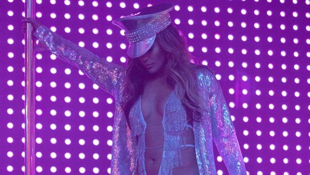 This image released by STXfilms shows Jennifer Lopez, in a scene from Hustlers. Though Lopez was nominated for a Golden Globe and other awards this year, and had received the best reviews of her career for her role as a New York stripper, she missed out on an Oscar nomination on Monday.(AP)