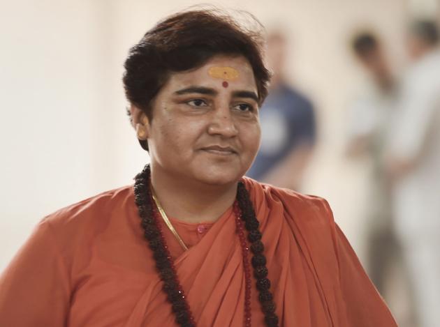 BJP’s Bhopal MP Pragya Singh Thakur filed a complaint with the police station in Bhopal on Monday. (PTI File Photo) BJP’s Bhopal MP Pragya Singh Thakur filed a complaint with the police station in Bhopal on Monday. (PTI File Photo)
