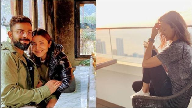 Anushka Sharma spent a lovely evening with her husband at their home. Anushka Sharma spent a lovely evening with her husband at their home.