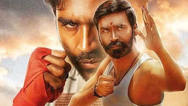 Pattas movie review: After Asuran, Dhanush is again seen in a double role, playing father and son.