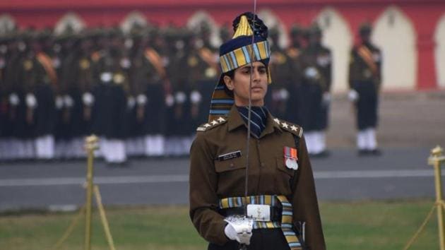 Captain Taniya Shergil is a fourth generation soldier.(HT Photo)