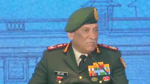 CDS Bipin Rawat speaking at Raisina Dialogue (ANI Twitter) CDS Bipin Rawat speaking at Raisina Dialogue (ANI Twitter)