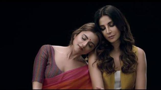 Ridhi Dogra and Monica Dogra in a still from A Married Woman teaser.