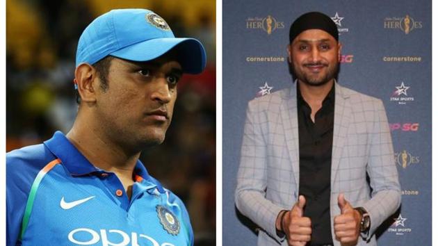 Harbhajan Singh talks about MS Dhoni’s future.(Getty Images) Harbhajan Singh talks about MS Dhoni’s future.(Getty Images)