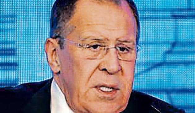 Lavrov criticised the insistence of Western powers on a “rules-based world order” and said the focus should be on international law.