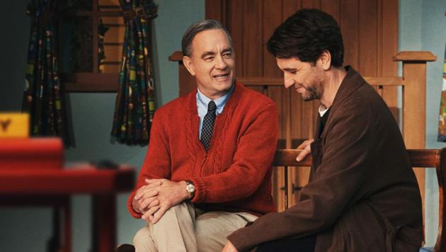 A Beautiful Day in the Neighbourhood movie review: Tom Hanks and Matthew Rhys in a still from Marielle Heller’s incredibly earnest new film.