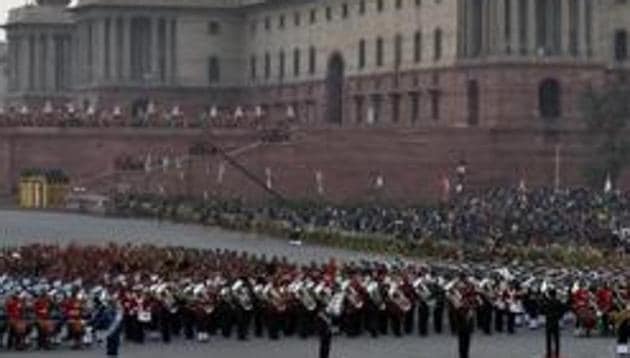 The Delhi Traffic Police on Thursday issued an advisory for Republic Day parade rehearsals(Mohd Zakir/HT PHOTO) The Delhi Traffic Police on Thursday issued an advisory for Republic Day parade rehearsals(Mohd Zakir/HT PHOTO)