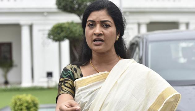 Alka Lamba had quit the Congress after 20 years in December 2014 to join Arvind Kejriwal’s Aam Aadmi Party.(Sonu Mehta/HT PHOTO)