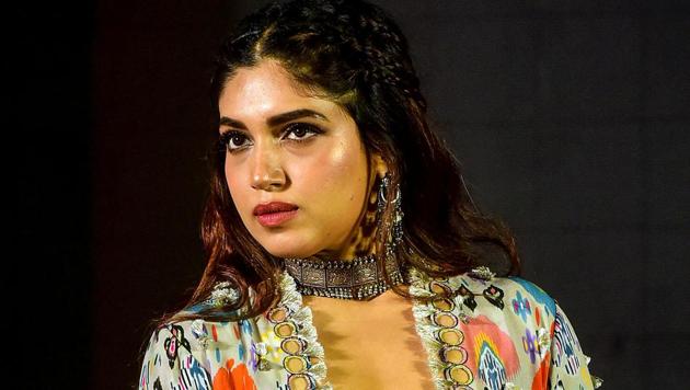 Bhumi Pednekar looks on as she poses for photographs during the launch of MTV's short form video relating to the new drama series Nishedh. (AFP) Bhumi Pednekar looks on as she poses for photographs during the launch of MTV's short form video relating to the new drama series Nishedh. (AFP)
