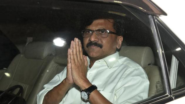 File photo: Sanjay Raut on his way to Matoshree to meet Shiv Sena Chief Uddhav Thackeray. (Satyabrata Tripathy/HT Photo) File photo: Sanjay Raut on his way to Matoshree to meet Shiv Sena Chief Uddhav Thackeray. (Satyabrata Tripathy/HT Photo)