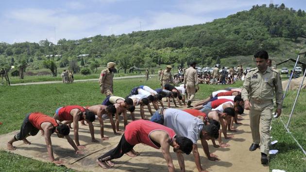 Youth Participating and undergoing physical endurance test (HT File)