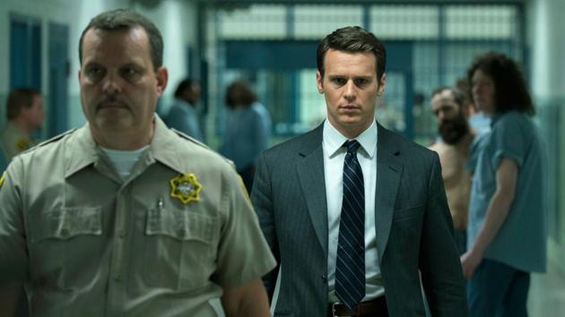 Jonathan Groff in a still from Mindhunter.(Patrick Harbron/Netflix) Jonathan Groff in a still from Mindhunter.(Patrick Harbron/Netflix)