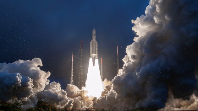 India’s forty-first communication satellite – GSAT 30 – was on Friday launched(ISRO/Twitter)