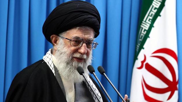 File photo Iranian supreme leader Ayatollah Ali Khamenei , released by an official website of the Iranian supreme leader's office.(AP File)