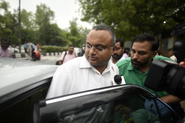 Congress MP Karti Chidambaram. (Biplov Bhuyan/HT PHOTO) Congress MP Karti Chidambaram. (Biplov Bhuyan/HT PHOTO)