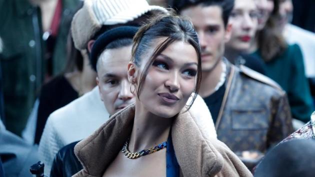 Bella Hadid Attends Virgil Abloh's Louis Vuitton Menswear Show In